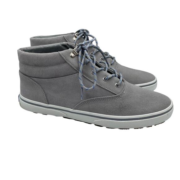 Sperry Top Sider Halyard Storm Chukka Ankle Boots Gray Suede Casual Mens 12 main image 4
